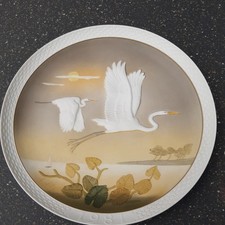 Ein Hutschenreuther Jahresteller von 1981. Drittes  Motiv eines Tellerserie.