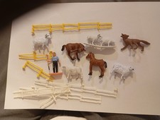  Vintage Bauer mit Schaufel