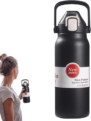 Edelstahl wasserflasche l - 1,3,
