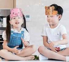 2 Premium Kinder Kids Gesichtsschutz Vollgesichtsvisier Schutzmaske Klar Schild