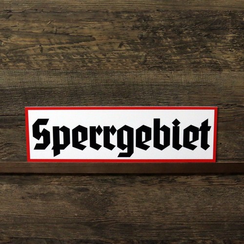 Schild sperrgebiet wegweiser - schild,