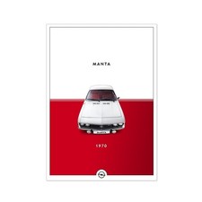 Poster Opel Manta DIN A2