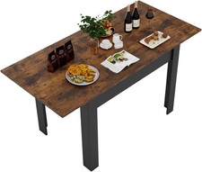 105-150cm Esstisch Ausziehbar Esszimmertisch Küchentisch für 4-6 Personen