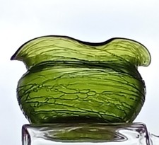 Jugendstil Vase Fadenglas