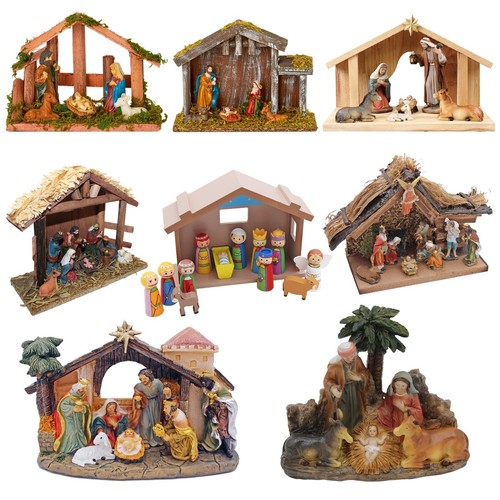 Weihnachtskrippe figur stall - weihnachtskrippe,