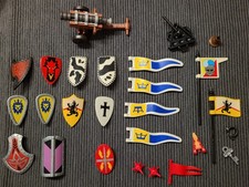 Playmobil +++ Ritter Schilder / Flaggen / Banner / Kanone