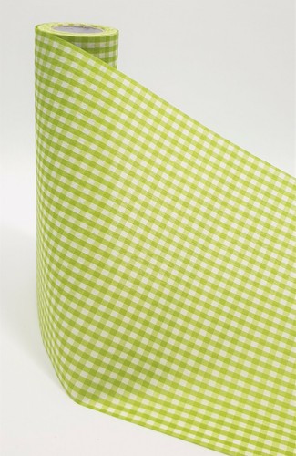 Deko stoff karo tischband 20cm - deko-stoff, karo-tischband