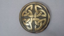Keltisch Kilt Fly Plaid Brosche Antike Ausführung 2.5 "/ Fliegen Kariert