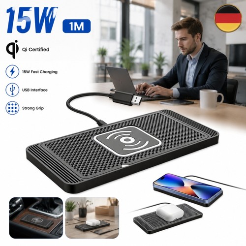 Kabellose ladestation auto - kabellose, 15w