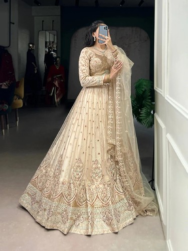 Lehenga choli beige - choli, indien