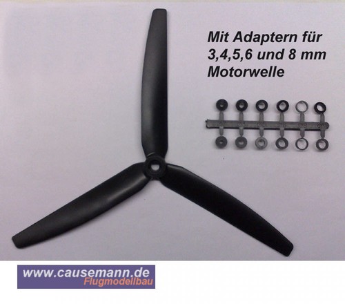 Blatt propeller gws 10x6 - 3-blatt,