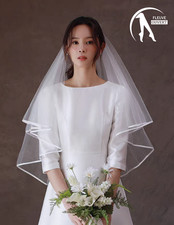 Hochzeit Brautschleier Beige