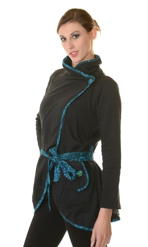 Damen ethno baumwolljacke - ethno,
