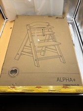 Hauck Core Hochstuhl Treppenhochstuhl Alpha+ grey Neu In Ovp