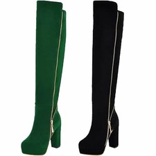 Overknee high heels stiefel - heels,