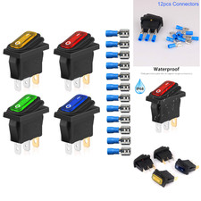 LED Wippschalter 12V-24V 20A 4