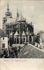 Ak Hradčany Hradschin Praha Prag Tschechien, St. Veits-Domkirche,... - 4812411