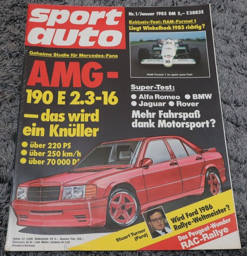 Sport auto 1985 amg mercedes - auto,