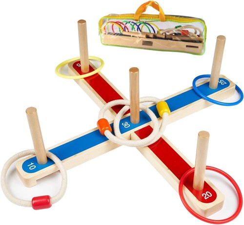 Ringwurfspiel formen holz - 2,