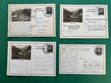 AK Sammlung 4x Ganzsache