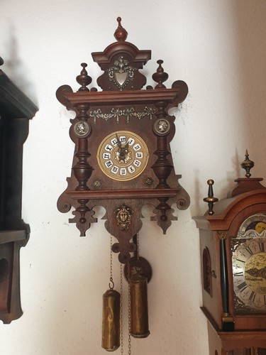 Antike wanduhr biedermeier - wanduhr,