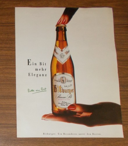 Seltene werbung bitburger - seltene,