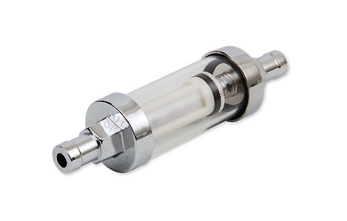 Benzinfilter glas chrom - glas/chrom,