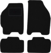 Schwarze Velours-Fußmatten