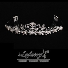Luxus Diadem Strass Tiara