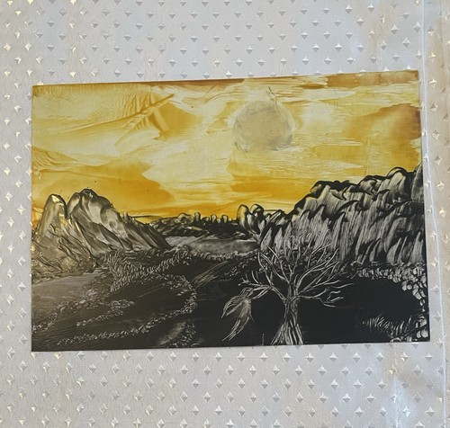 Enkaustik bild original - enkaustik,