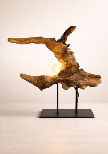 Wurzelholz lampe treibholz - lampe,