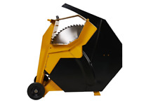 Wippsäge Brennholzsäge robust 5000Watt Durchmesser 25 cm Räder 400Volt Sägeblatt