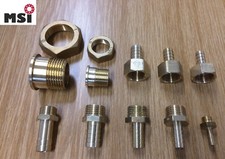 Schlauchtülle Fittings Tülle Messing Stutzen Schlauchnippel 18" 3/8" 1/2" 1"