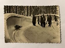 AK DDR Germany Friedrichroda 1966 Rodelbahn Bob Rodel Bahn Winter Sport 2612.9