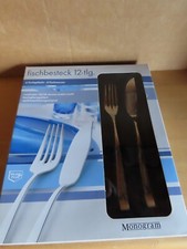 Besteck-Set Fischbesteck 12-teilig kantige Griffe Monogram Amefa