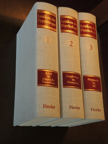 Lexikon der psychologie 3 - der,