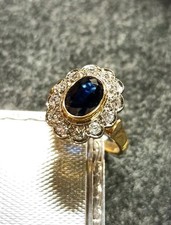 Saphir Diamant Ring 585 Gold