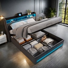 Doppelbett Polsterbett：160 x