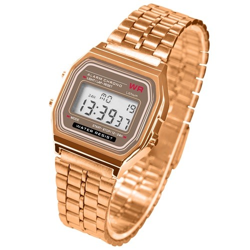 Digitale armbanduhr retro - armbanduhr, im