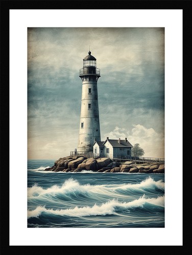 Nostalgischer leuchtturm - nostalgischer,
