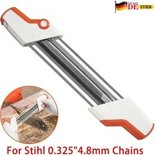 2 in 1 Feilenhalter Schärfset Feilgerät Werkzeugs fit STIHL 4.8mm 0.325" Kettens