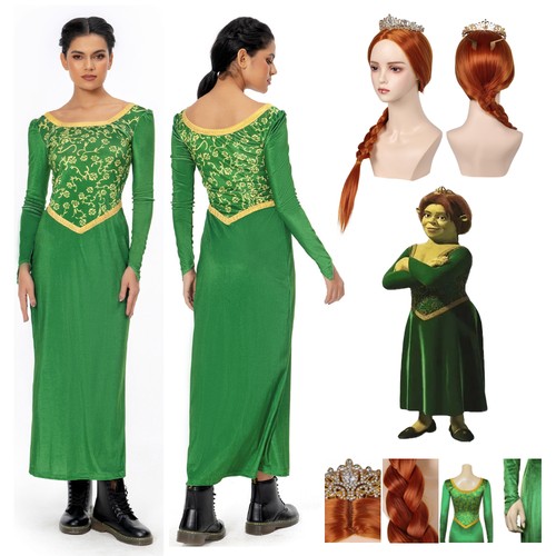 Shrek prinzessin fiona kleid - prinzessin,