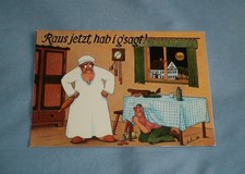 Alte AK Scherzkarte, Gaudikarte, Humor, Hausdrache  /TOP!!