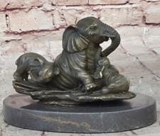 100% Echt Bronze Baby Elefant