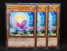 Yugioh Playset 3x Majestätischer Drache KICO DE032/ Rare/ Near Mint/ 1. Auflage
