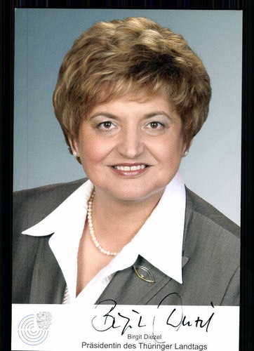 Birgit diezel autogrammkarte - birgit,