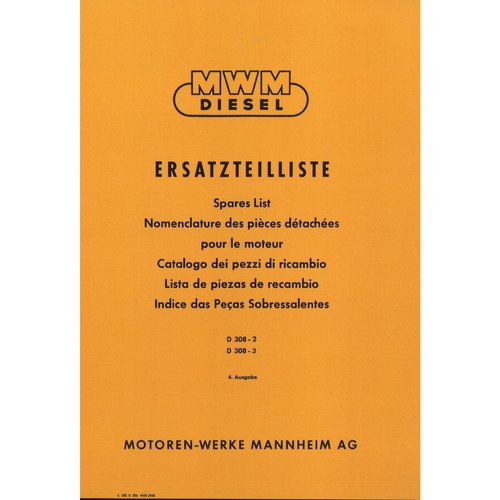 Mwm schlepper dieselmotor d308 - mwm,
