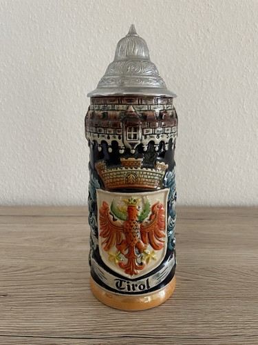 Bierkrug tirol mit - bierkrug,