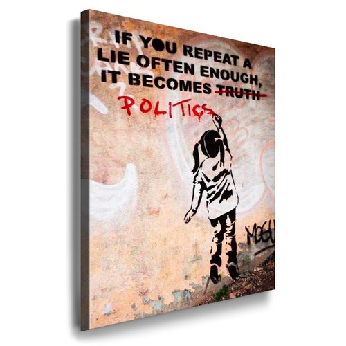 Banksy wandbild leinwandbild - banksy,