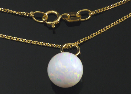 585 gold opal kugel - kugel, anhänger